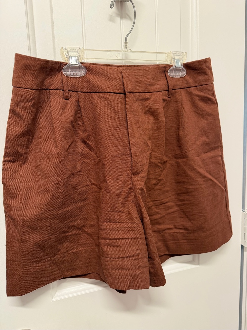 a new day Women's High Waist Shorts - Rust Brown